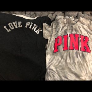 Two Victoria Secret Pink tops for $ 8 for both
